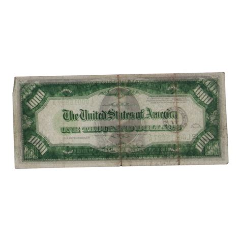 1934 1000 One Thousand Dollar Us Federal Reserve Note Pristine Auction