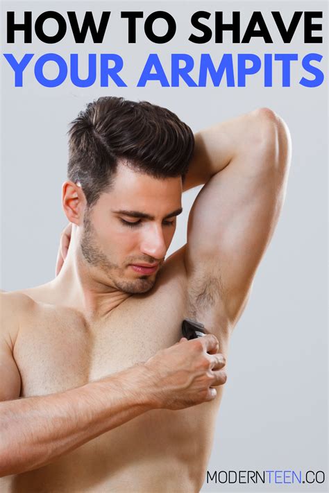 how to shave your armpits for the first time tips for men artofit