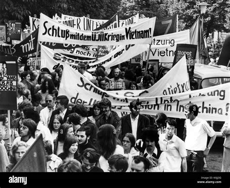 More Than 2000 People Demonstrate Against Vietnam War And For The
