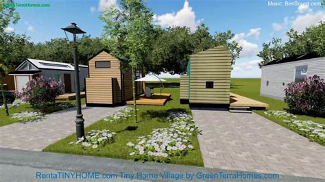 Tiny Home Community Concept Site Plan By In