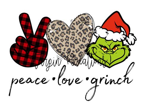 153 Peace Love And Grinch Svg Download Free Svg Cut Files Freebies