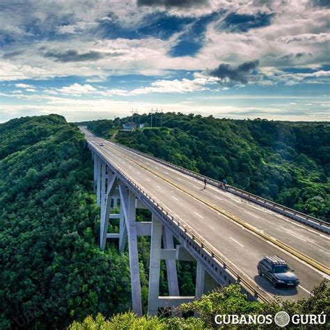 Puente De Bacunayagua Divide La Prov De Mayabeque Y Matanzas Cuba