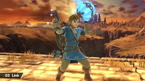 Link Appears In Super Smash Bros Ultimate With New Breath Of The Wild