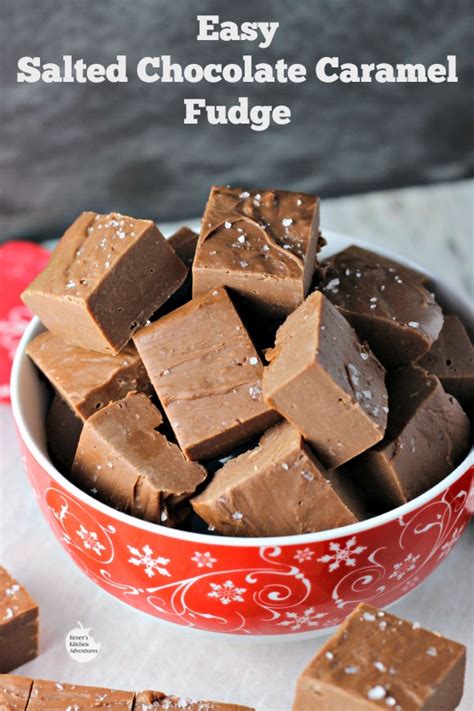 Easy Salted Chocolate Caramel Fudge Mandy S Recipe Box