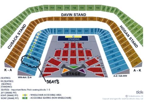 Eras Tour Seating Chart With Seat Numbers