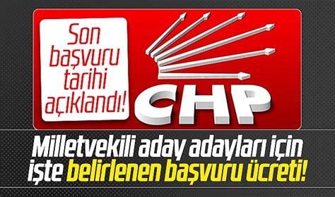 Samsun da CHP den milletvekili aday adayı olacaklar için son başvuru