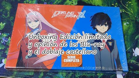 Darlin In The Franxx Blu Ray Edición Limitada Unboxing Y Opinión Youtube