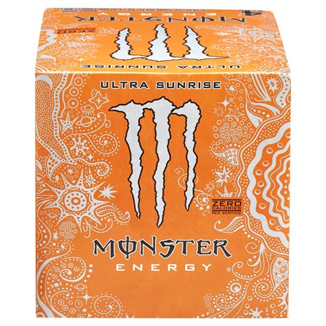 Monster Energy Ultra Sunrise Ultra Sunrise Pack Of 4 Ct 16 Fl Oz Shipt