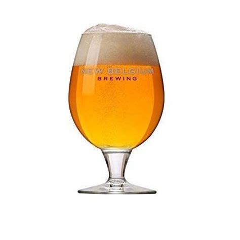 New Belgium Brewing Co 16oz Belgian Beer Glass 4 Pack
