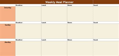 Take control of your kitchen with daily food menu. 25+ Free Weekly/Daily Meal Plan Templates (for Excel and Word)