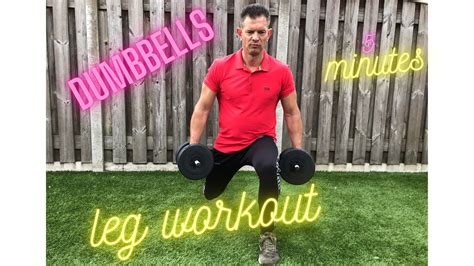 5 Min Leg Workout Dumbbells Only Youtube