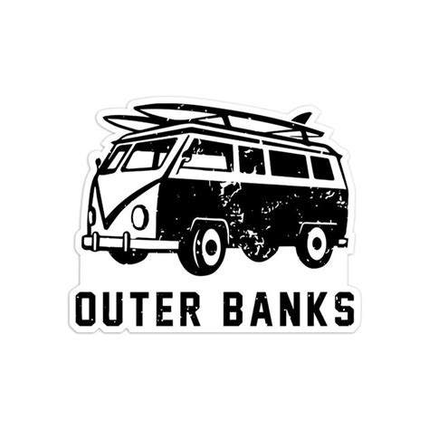 Outer Banks Van Sticker Van Drawing Outer Banks Banks Logo