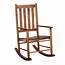 Slat Back Wooden Rocking Chair Golden Brown  Coaster Fine F