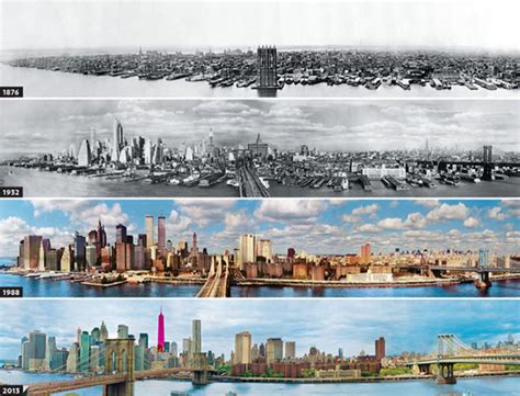 20 Skylines Of The World Then Vs Now Architecture And Design
