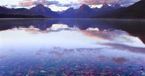 The Nicest Pictures Pebble Shore Lake In Glacier National Park Montana