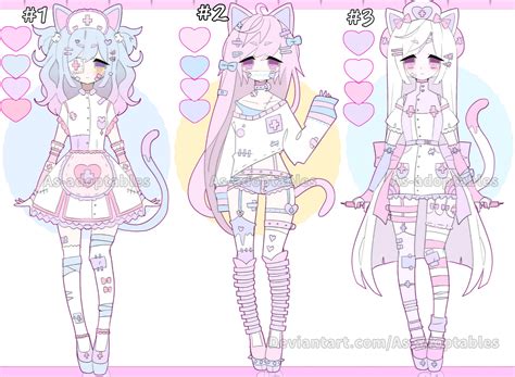Sweet Kemonomimi Adoptables Closed By As Adoptables On Deviantart