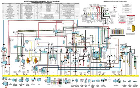 Pin By Mike Nelson On Volkswagen Us Super Beetle Wiring Diagram With Fuse Box Diagram