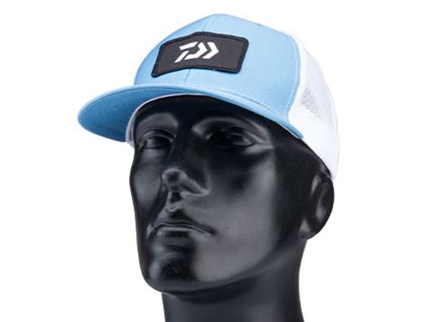 Daiwa D VEC Trucker Hat W Embroidered Logo Color Blue White MORE