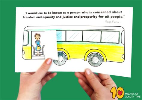 Rosa Parks Bus Craft 10 Minutes Of Quality Time