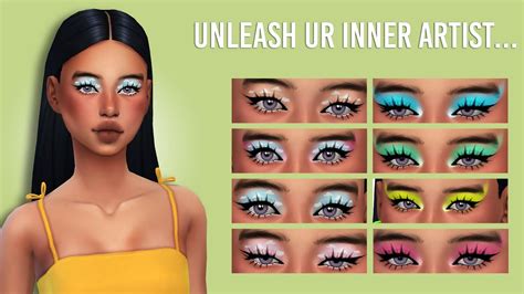 How To Make Custom Eyeshadow In The Sims 4 Youtube