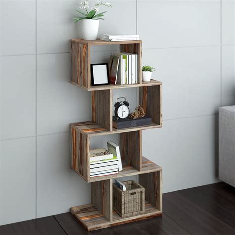 Union Rustic 495 H X 215 W Solid Wood Geometric Bookcase