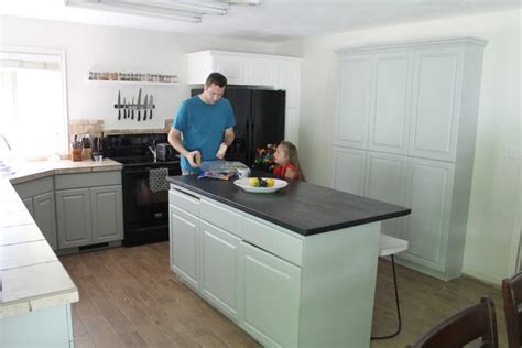 See more ideas about chris loves julia, faux wood tiles, home. Our Painted Kitchen Cabinets! - Chris Loves Julia