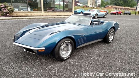1971 Automatic Bridgehampton Blue Corvette Stingray Convertible For