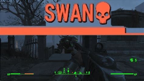 Fallout 4 Swan Pond Unique Behemoth Furious Power Fist Youtube