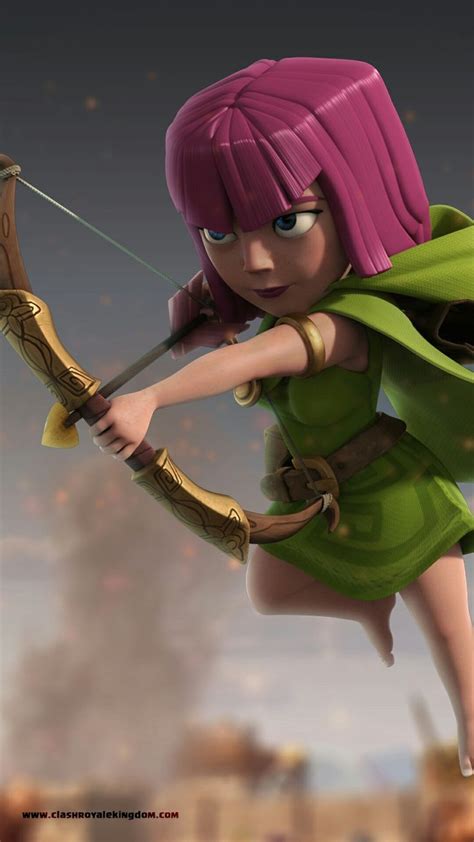 Pretty Archer In Clash Royale Supercell Clash Of Clans Clash Of Clans