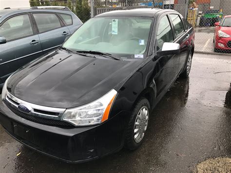 2008 Ford Focus Se 4 Door Sedan Black Vin 1fahp34n28w120015