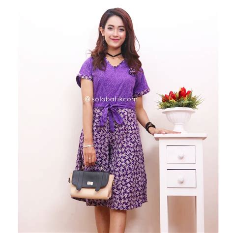 Model baju long dress 2017. Contoh Baju Batik Wanita Modern Model Dress Batik Terbaru 2018