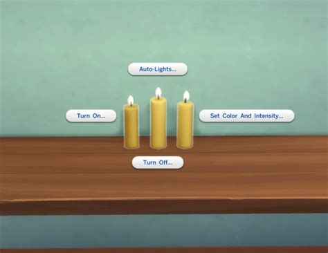 Mod The Sims Candles Candle Holders By Plasticbox Sims 4 Downloads