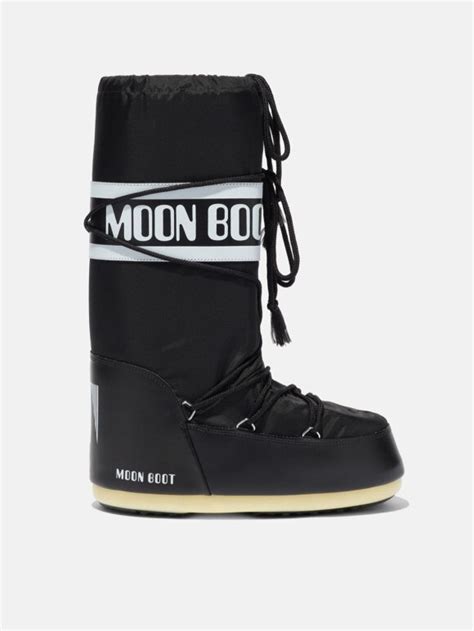 moon boot classic high nylon støvler unisex black