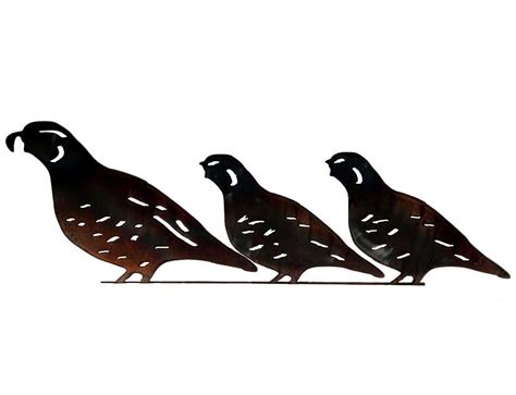 Maybe you would like to learn more about one of these? SMW223 Metal Yard Garden Art Quail Family - Sunriver Metal ...