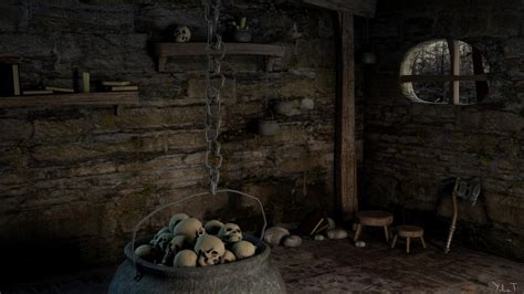 Inside Of A Witchs House By Rutena On Deviantart