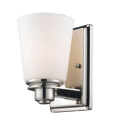 Z Lite Nile 45 In W 1 Light Chrome Arm Wall Sconce At