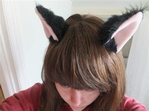 Here is the tutorial for the bastet ears used in the last video. Black Furry Cosplay Cat Neko Kitty Ears Hair Clips Headband