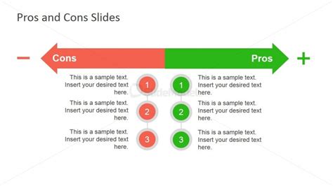 Pros And Cons Diagram SlideModel