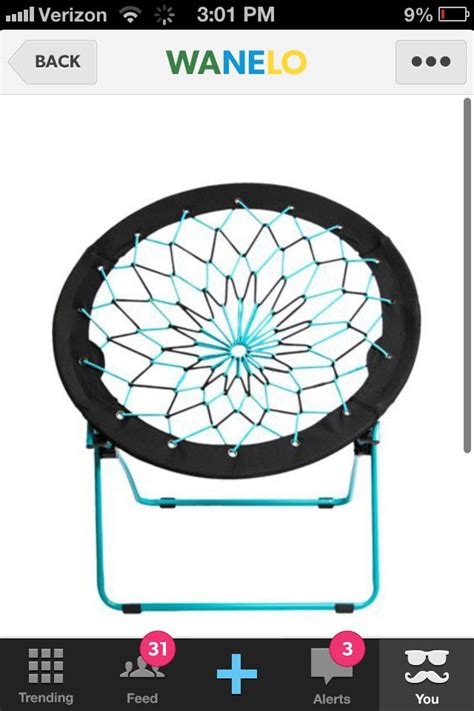 You can purchase bungee cords at your local home improvement store and they work great. Chairrrr. | Bungee chair, Saucer chairs, Cool chairs