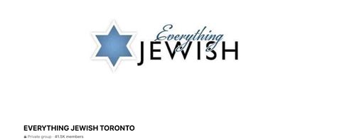 Who's behind the popular Facebook group 'Everything Jewish Toronto'?