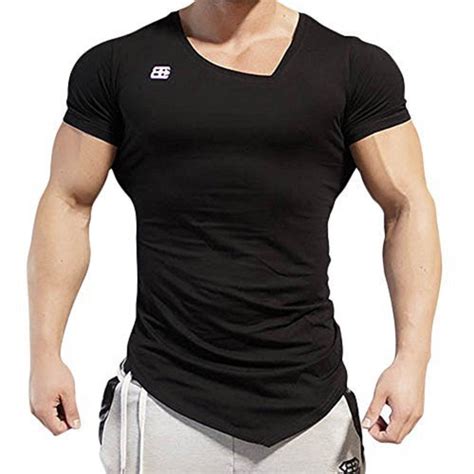 Mens Bodybuilding Tees Bodybuilding T Shirts Gym Outfit Men Mens