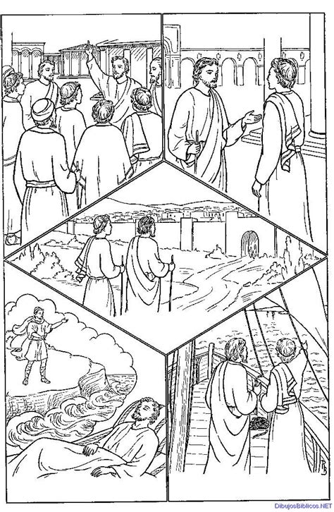 Historia Y Viajes De Pablo Dibujos De La Biblia Angeles Para