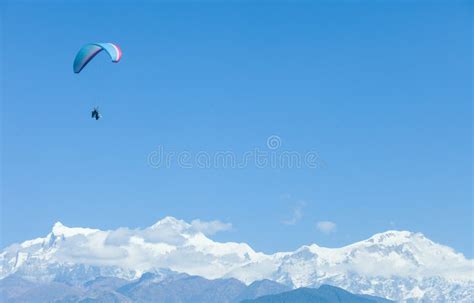 Paragliding Over Pokhara Nepal Editorial Photography Image Of Para