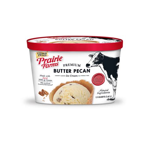 Butter Pecan Ice Cream Prairie Farms Dairy Inc