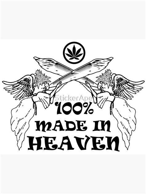 Made In Heaven Poster For Sale By Stickerape Redbubble