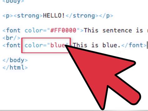 How To Change Text Color In Html With Examples Wikihow
