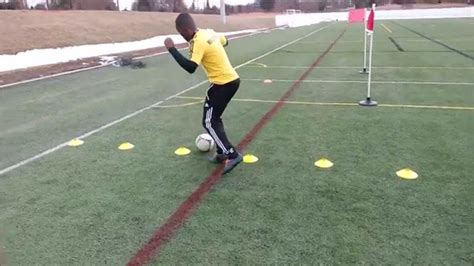 Soccer Drill Cone Drills To Improve Ball Control And Dribbling