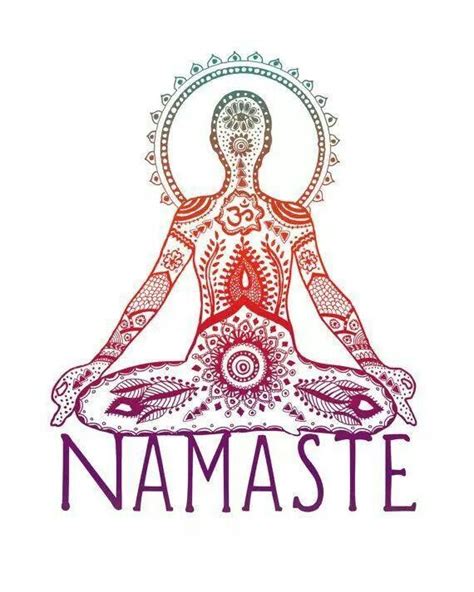 Namaste Namaste Yoga Yoga Art Yoga Meditation