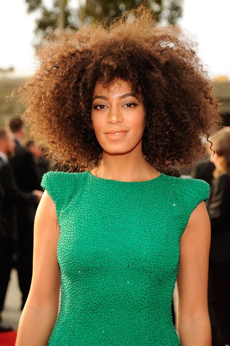 Black women carry that flame with so much ease and confidence. Solange Knowles Grammys Dress 2013: Singer Wears High-Slit ...