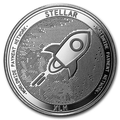 Would like to know the latest bitcoin silver price? 1 oz Silver Bullion Cryptocurrency Stellar Round .999 fine ...